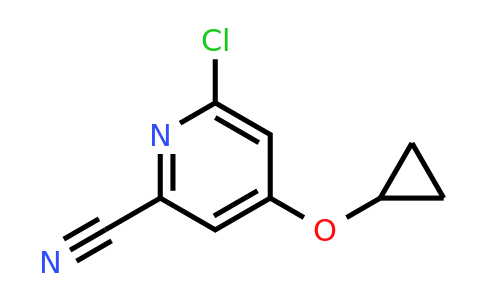 CAS 1243451-72-0 | 6-Chloro-4-cyclopropoxypicolinonitrile