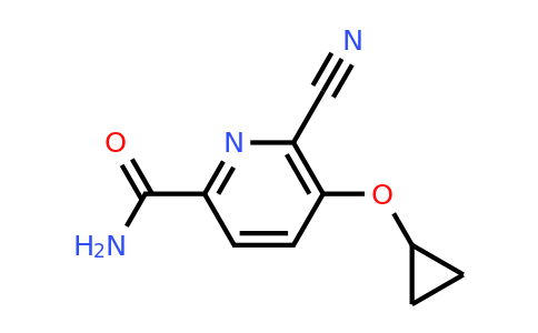 CAS 1243451-78-6 | 6-Cyano-5-cyclopropoxypicolinamide