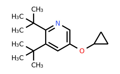 CAS 1243451-79-7 | 2,3-DI-Tert-butyl-5-cyclopropoxypyridine