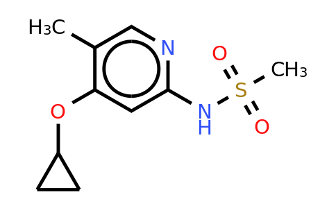 CAS 1243451-83-3 | N-(4-cyclopropoxy-5-methylpyridin-2-YL)methanesulfonamide
