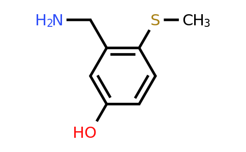 CAS 1243451-85-5 | 3-(Aminomethyl)-4-(methylsulfanyl)phenol