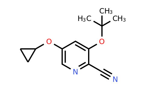 CAS 1243451-87-7 | 3-Tert-butoxy-5-cyclopropoxypicolinonitrile