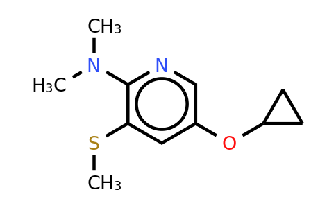 CAS 1243451-89-9 | 5-Cyclopropoxy-N,n-dimethyl-3-(methylthio)pyridin-2-amine