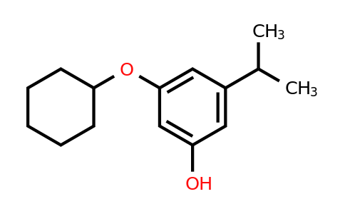 CAS 1243451-90-2 | 3-(Cyclohexyloxy)-5-isopropylphenol