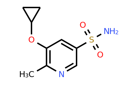CAS 1243452-03-0 | 5-Cyclopropoxy-6-methylpyridine-3-sulfonamide