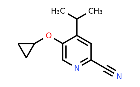 CAS 1243452-07-4 | 5-Cyclopropoxy-4-isopropylpicolinonitrile