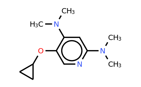 CAS 1243452-09-6 | 5-Cyclopropoxy-N2,N2,N4,N4-tetramethylpyridine-2,4-diamine