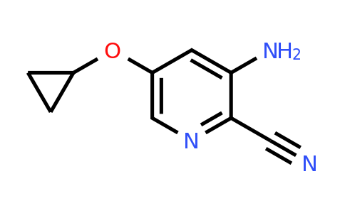 CAS 1243452-17-6 | 3-Amino-5-cyclopropoxypicolinonitrile