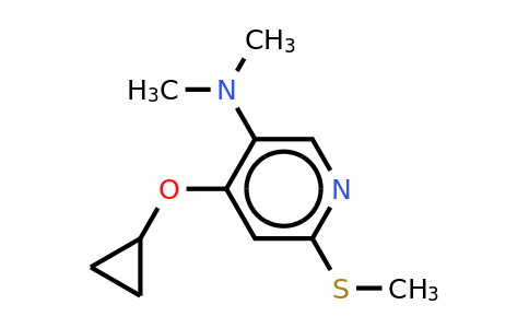 CAS 1243452-23-4 | 4-Cyclopropoxy-N,n-dimethyl-6-(methylthio)pyridin-3-amine