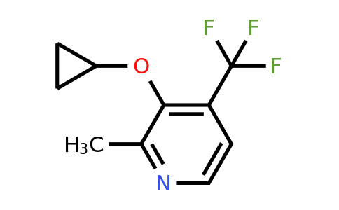 CAS 1243452-26-7 | 3-Cyclopropoxy-2-methyl-4-(trifluoromethyl)pyridine