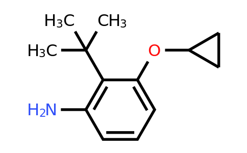 CAS 1243452-36-9 | 2-Tert-butyl-3-cyclopropoxyaniline