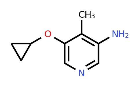 CAS 1243452-38-1 | 5-Cyclopropoxy-4-methylpyridin-3-amine