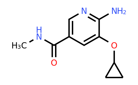 CAS 1243452-47-2 | 6-Amino-5-cyclopropoxy-N-methylnicotinamide