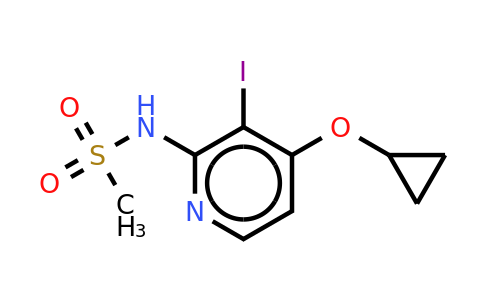 CAS 1243452-49-4 | N-(4-cyclopropoxy-3-iodopyridin-2-YL)methanesulfonamide