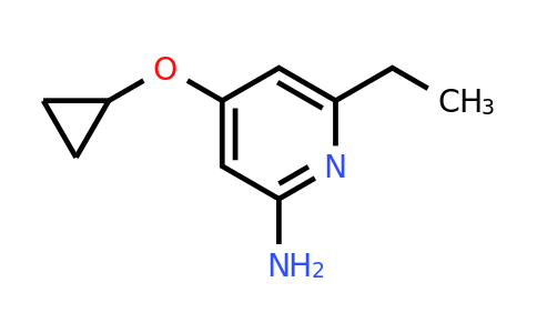 CAS 1243452-52-9 | 4-Cyclopropoxy-6-ethylpyridin-2-amine