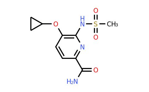 CAS 1243452-53-0 | 5-Cyclopropoxy-6-(methylsulfonamido)picolinamide