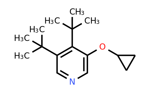 CAS 1243452-54-1 | 3,4-DI-Tert-butyl-5-cyclopropoxypyridine