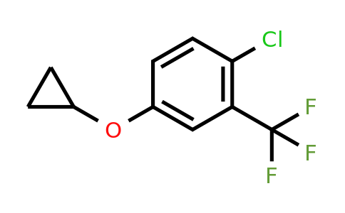 CAS 1243452-58-5 | 1-Chloro-4-cyclopropoxy-2-(trifluoromethyl)benzene