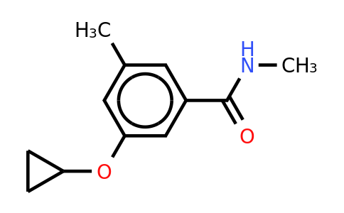CAS 1243452-59-6 | 3-Cyclopropoxy-N,5-dimethylbenzamide