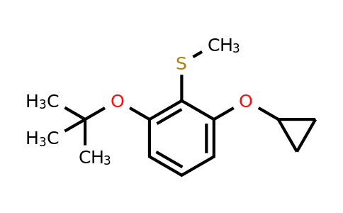 CAS 1243452-60-9 | (2-Tert-butoxy-6-cyclopropoxyphenyl)(methyl)sulfane