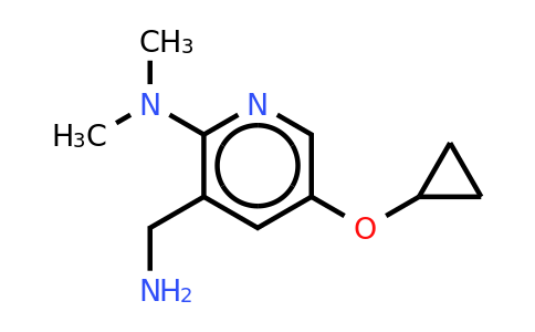CAS 1243452-68-7 | 3-(Aminomethyl)-5-cyclopropoxy-N,n-dimethylpyridin-2-amine