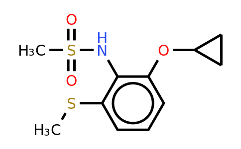CAS 1243452-75-6 | N-(2-cyclopropoxy-6-(methylthio)phenyl)methanesulfonamide