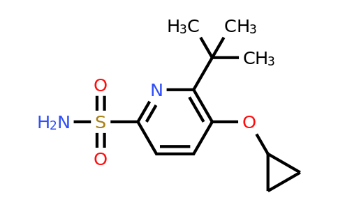 CAS 1243452-76-7 | 6-Tert-butyl-5-cyclopropoxypyridine-2-sulfonamide