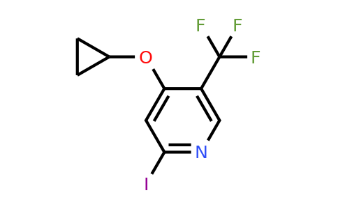 CAS 1243452-77-8 | 4-Cyclopropoxy-2-iodo-5-(trifluoromethyl)pyridine