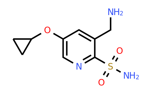 CAS 1243452-79-0 | 3-(Aminomethyl)-5-cyclopropoxypyridine-2-sulfonamide