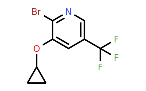 CAS 1243452-85-8 | 2-Bromo-3-cyclopropoxy-5-(trifluoromethyl)pyridine