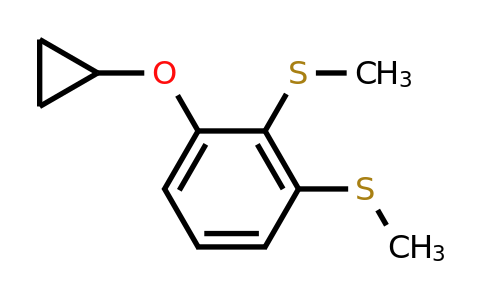 CAS 1243452-86-9 | (3-Cyclopropoxy-1,2-phenylene)bis(methylsulfane)