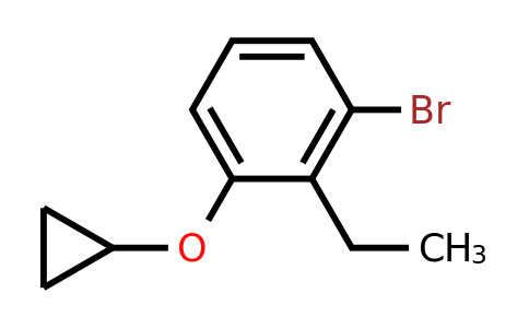 CAS 1243452-88-1 | 1-Bromo-3-cyclopropoxy-2-ethylbenzene