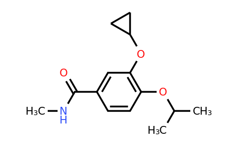 CAS 1243452-94-9 | 3-Cyclopropoxy-4-isopropoxy-N-methylbenzamide