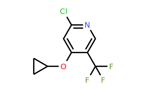 CAS 1243452-95-0 | 2-Chloro-4-cyclopropoxy-5-(trifluoromethyl)pyridine