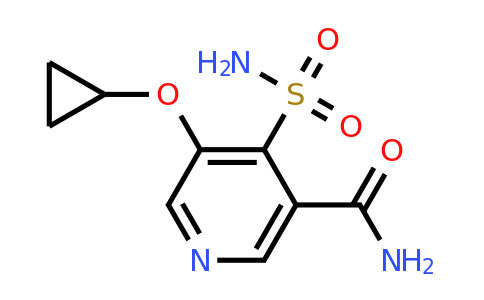 CAS 1243452-98-3 | 5-Cyclopropoxy-4-sulfamoylnicotinamide