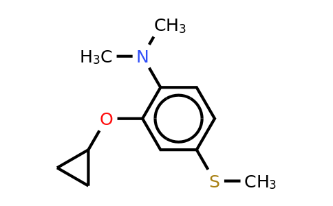 CAS 1243453-00-0 | 2-Cyclopropoxy-N,n-dimethyl-4-(methylthio)aniline