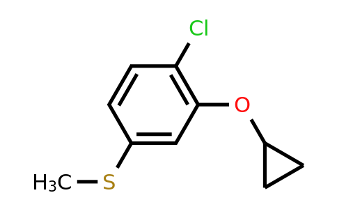CAS 1243453-03-3 | (4-Chloro-3-cyclopropoxyphenyl)(methyl)sulfane