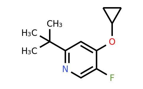 CAS 1243453-04-4 | 2-Tert-butyl-4-cyclopropoxy-5-fluoropyridine