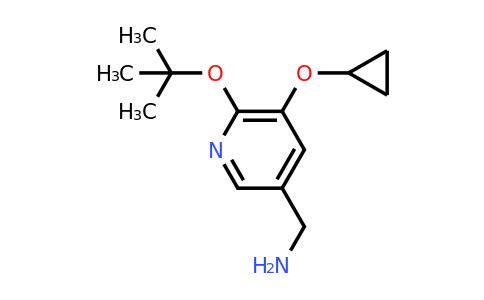 CAS 1243453-07-7 | (6-Tert-butoxy-5-cyclopropoxypyridin-3-YL)methanamine