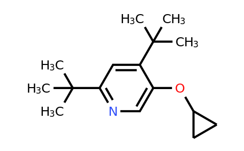 CAS 1243453-12-4 | 2,4-DI-Tert-butyl-5-cyclopropoxypyridine