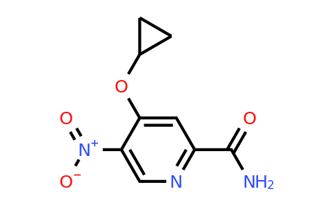 CAS 1243453-14-6 | 4-Cyclopropoxy-5-nitropicolinamide