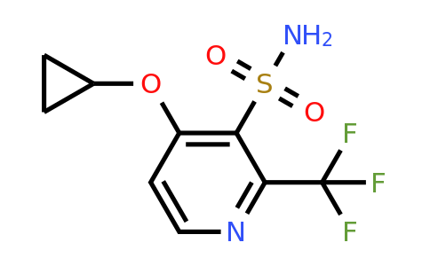 CAS 1243453-16-8 | 4-Cyclopropoxy-2-(trifluoromethyl)pyridine-3-sulfonamide