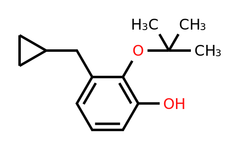 CAS 1243453-19-1 | 2-Tert-butoxy-3-(cyclopropylmethyl)phenol