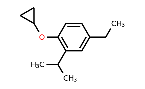 CAS 1243453-22-6 | 1-Cyclopropoxy-4-ethyl-2-isopropylbenzene
