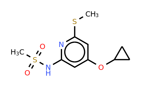 CAS 1243453-23-7 | N-(4-cyclopropoxy-6-(methylthio)pyridin-2-YL)methanesulfonamide