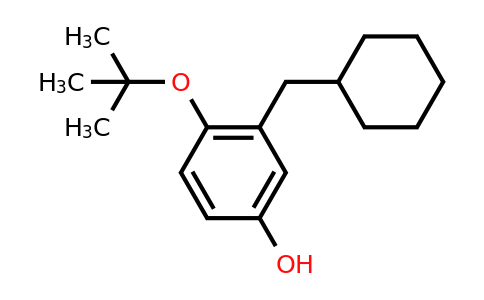 CAS 1243453-27-1 | 4-Tert-butoxy-3-(cyclohexylmethyl)phenol