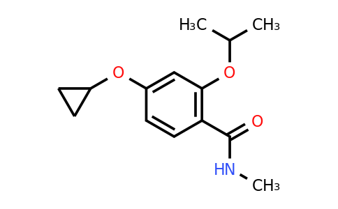CAS 1243453-30-6 | 4-Cyclopropoxy-2-isopropoxy-N-methylbenzamide