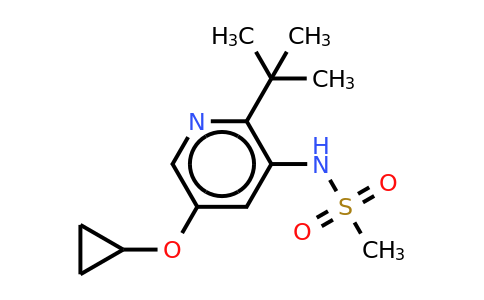 CAS 1243453-33-9 | N-(2-tert-butyl-5-cyclopropoxypyridin-3-YL)methanesulfonamide