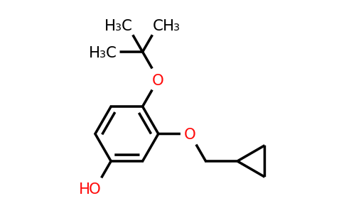 CAS 1243453-35-1 | 4-Tert-butoxy-3-(cyclopropylmethoxy)phenol