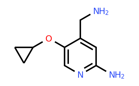 CAS 1243453-36-2 | 4-(Aminomethyl)-5-cyclopropoxypyridin-2-amine